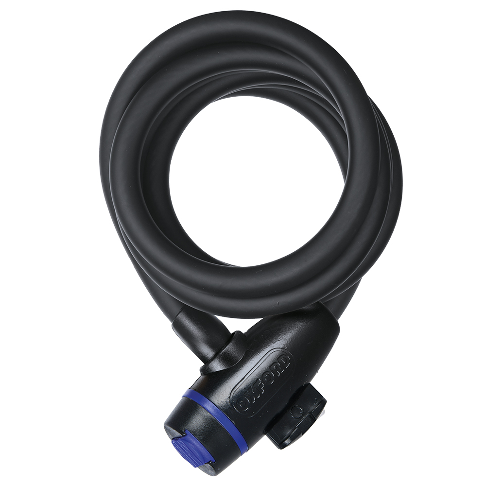 Oxford Oxford Cable Lock 12mm x 1800mm Smoke